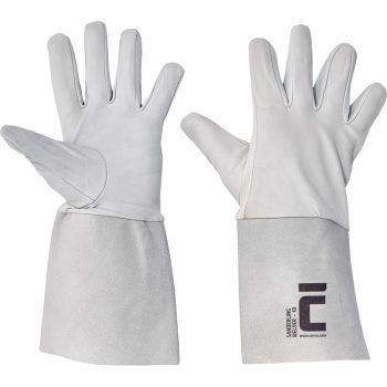 Sanderling Welder hasított színkecskebőr kesztyű, hasítottbőr 15 cm-es mandzsettával, TÖBB MÉRETBEN! - hegesztő kesztyű - Tartex webáruház