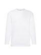Fruit Valueweight Long Sleeve-T, Fehér hosszú ujjú, kerek nyakú póló, 100% pamut, 160 gr, S-től 2XL-ig - ingek, pólók - Tartex munkaruházat