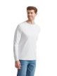 Fruit Valueweight Long Sleeve-T, Fehér hosszú ujjú, kerek nyakú póló, 100% pamut, 160 gr, S-től 2XL-ig - ingek, pólók - Tartex munkaruházat