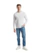 Fruit Valueweight Long Sleeve-T, Fehér hosszú ujjú, kerek nyakú póló, 100% pamut, 160 gr, S-től 2XL-ig - ingek, pólók - Tartex munkaruházat