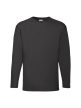 Fruit Valueweight Long Sleeve-T, SZNES hosszú ujjú, kerek nyakú póló, 100% pamut, 165 gr, 3XL-től 5XL-ig - ingek, pólók - Tartex munkaruházat