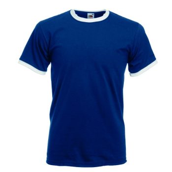 Fruit Ringer T, kontrasztos színű rövid ujjú póló, 165 gr, S-2XL-ig - ingek, pólók - Tartex munkaruházat