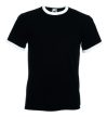 Fruit Ringer T, kontrasztos színű rövid ujjú póló, 165 gr, S-2XL-ig - ingek, pólók - Tartex munkaruházat