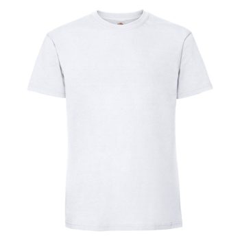 Fruit Iconic 195 T fehér rövid ujjú, kerek nyakú póló, 100% pamut, 3XL-5XL-ig, 190 gr - ingek, pólók - Tartex munkaruházat
