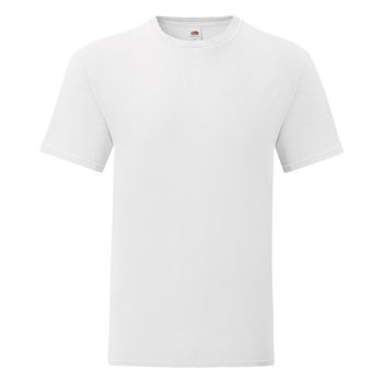 Fruit Iconic 150T férfi rövid ujjú póló – karcsúsított, 100% fésült pamut, 145 g/m², fehér póló, 3XL-5XL-ig - ingek, pólók - Tartex munkaruházat