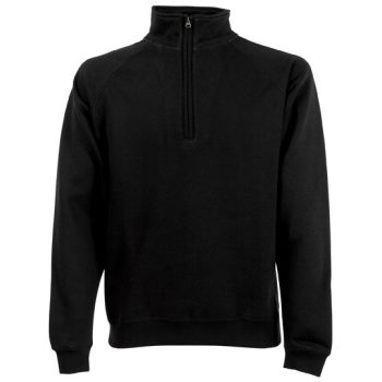 Fruit Zip Neck Sweat színes zippzáras pulóver, S-2XL,280 gr, 80% pamut+20% PE, - férfi pulóver - Tartex munkaruházat