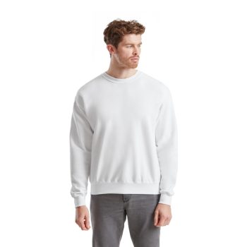 Fruit Set-in Sweat, pulóver, fehér, 3-4XL,   80% pamut+20% PE, 280 gr/nm - pulóver - Tartex munkaruházat