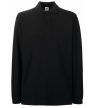 Fruit Premium Long Sleeve Polo, galléros, hosszú ujjú póló, FEHÉR és SZÍNES, 3XL - férfi, unisex rövid ujjú póló - Tartex munkaruházat
