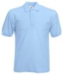 Fruit 65/35 Polo, fehér és színes galléros, rövid ujjú póló, 65% PE+35% pamut, 180 gr, S-2XL-ig - férfi, unisex rövid ujjú póló - Tartex munkaruházat