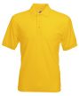 Fruit 65/35 Polo, fehér és színes galléros, rövid ujjú póló, 65% PE+35% pamut, 180 gr, S-2XL-ig - férfi, unisex rövid ujjú póló - Tartex munkaruházat