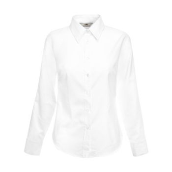 Fruit Lady-Fit Long Sleeve Oxford Shirt, női hosszú ujjú ing, XS-3XL-ig, KIFUTÓ! - női hosszú ujjú ing - Tartex munkaruházat