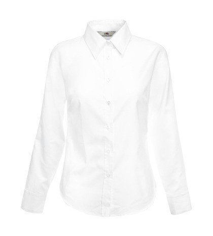 Fruit Lady-Fit Long Sleeve Oxford Shirt, XS-3XL-ig