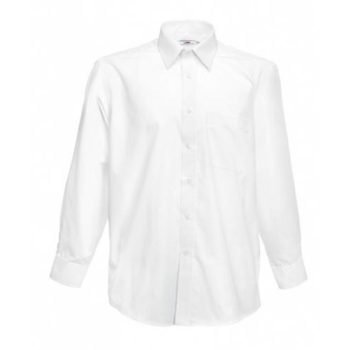 Fruit Long Sleeve Poplin Shirt, hosszú ujjú férfi ing, S-3XL-ig, KIFUTÓ! - férfi hosszú ujjú ing - Tartex munkaruházat