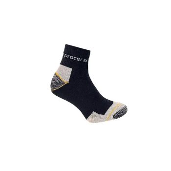   Procera Quarter Work Socks – Rövid szárú munkazokni, kényelmes és kopásálló frottír pamut zokni mindennapi használatra, 41-45-ig