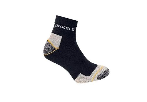Procera Quarter Work Socks – Rövid szárú munkazokni, kényelmes és kopásálló frottír pamut zokni mindennapi használatra, 41-45-ig