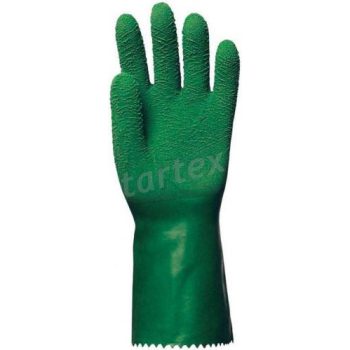 Mártott krepp latex kesztyű, érdes, csúszásálló, 32cm hosszú, 10-es méret - mártott kesztyű - Tartex webáruház munkavédelmi kesztyűk