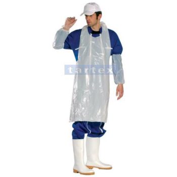 Polietilén Fóliakötény, 120x70 cm méretben, (100 db/csomag) - munkakötény - Tartex webáruház