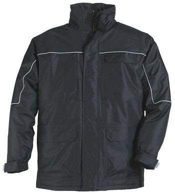 RIPSTOP  fekete kabát, nedvesség, szél és hideg ellenei védelem, Fekete és Piros/Szürke színben, S-4XL-ig