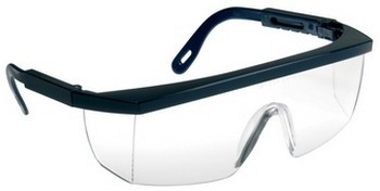 Ecolux fekete keret, víztiszta szemüveg