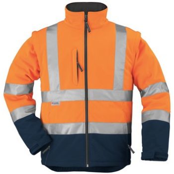 Station fluo 2 in 1 Softshell kabát, lélegző, S-2XL-ig - láthatósági kabátok - Tartex webáruház