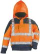 AIRPORT FLUO narancs/kék Breathane kabát, M-2XL-ig - láthatósági kabátok - Tartex webáruház