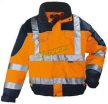 AIRPORT FLUO narancs/kék Breathane kabát, M-2XL-ig - láthatósági kabátok - Tartex webáruház