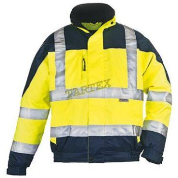 AIRPORT FLUO sárga/kék szellőző Breathane kabát, S-3XL-ig - láthatósági kabátok - Tartex webáruház