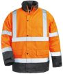 ROADWAY FLUO TÉLI BÉLELT KABÁT, S-5XL-ig - téli munkáskabát - Tartex webáruház