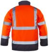 ROADWAY PE 4/1 narancs/kék kabát, M-3XL-ig - láthatósági kabátok - Tartex webáruház