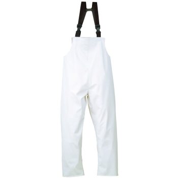 Food élelmiszeripari PU melles nadrág, fehér, S-2XL-ig - kantáros munkanadrág, kertésznadrág - Tartex munkaruházat
