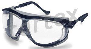 Uvex Skyguard szemüveg, kék/szürke keret, víztiszta lencse