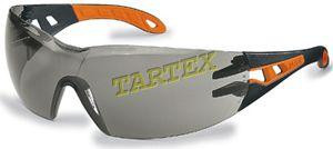 Uvex Pheos szemüveg, fekete/narancs szár, szürke lencse
