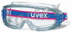 Uvex Ultravision szemüveg, gumipántos, víztiszta lencse