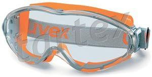 Uvex Ultrasonic szemüveg, gumipántos, víztiszta lencse