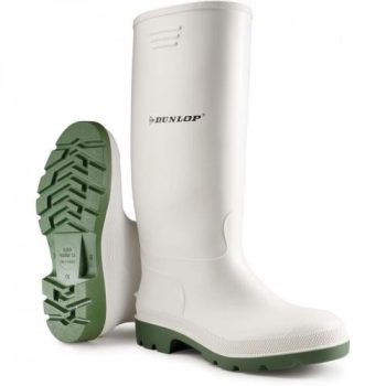 DUNLOP Pricemastor fehér sav- és lúgálló PVC csizma, 35-48-ig - munkavédelmi gumicsizma - Tartex webáruház munkavédelmi kesztyűk