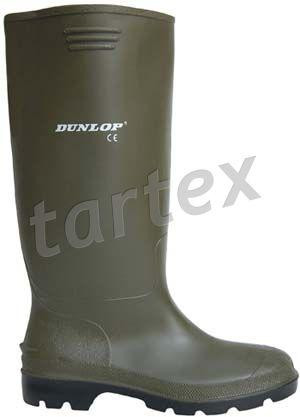 DUNLOP Pricemastor zöld sav- és lúgálló PVC csizma, 35-48-ig