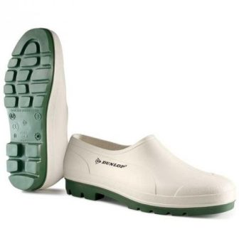Dunlop Wellie FEHÉR PVC papucs, 36-46-ig - munkavédelmi papucs - Tartex webáruház munkavédelmi kesztyűk