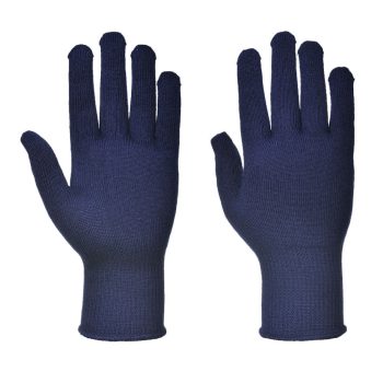 Portwest thermal kötött kesztyű, Sötétkék, S-2XL-ig - téli munkáskesztyű - Tartex webáruház munkavédelmi kesztyűk