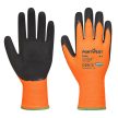 Portwest Hi-Vis Grip védőkesztyű – latex hab bevonat, jól láthatósági, A340, sárga/fekete 4-11-ig, narancs/fekete 7-11-ig - mártott kesztyű - Tartex webáruház munkavédelmi kesztyűk