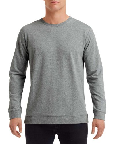UNISEX LIGHT TERRY CREW Sweatshirt, pulóver, SZÍNES, S-től 2XL-ig, 60% pamut+40% PE