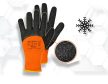 DRAG Winter – Latex mártott téli munkavédelmi kesztyű HI-VIZ (EN388), 9-11-ig
