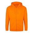 Just Hoods Full Zip Hooded Fleece kapucnis pulóver, kardigán, 80% pamut+20% PE, 280 gr, S-2XL-ig - pulóver - Tartex munkaruházat