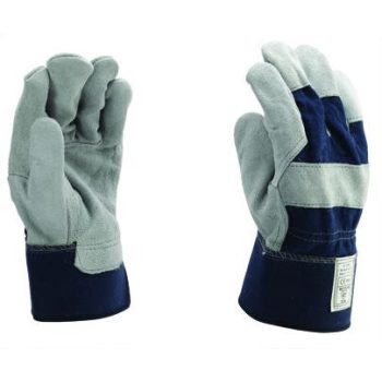 Szürke marha hasítékbőr kesztyű - bőr munkavédelmi kesztyű - Tartex webáruház munkavédelmi kesztyűk