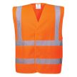 Jól láthatósági 2 csíkos mellény, S-2XL-es méretig, TÖBB SZÍNBEN! - jól láthatósági mellény - Tartex webáruház