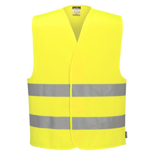 Jól láthatósági 2 csíkos mellény, S-5XL-es méretig, TÖBB SZÍNBEN!