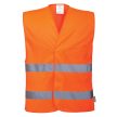 Jól láthatósági 2 csíkos mellény, S-5XL-es méretig, TÖBB SZÍNBEN! - jól láthatósági mellény - Tartex webáruház