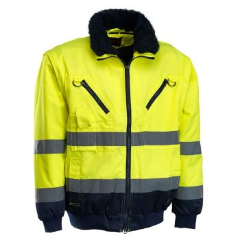 ROCK jól-láthatósági 3 az 1-ben pilótadzseki, S-5XL-ig, TÖBB SZÍNBEN! - téli munkáskabát - Tartex webáruház