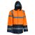 FLASHBACK FLUO BÉLELT TÉLIKABÁT, Narancs-Kék, S-5XL-ig - téli munkáskabát - Tartex webáruház