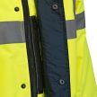 FLASHBACK FLUO BÉLELT TÉLIKABÁT, Sárga-Kék, S-5XL-ig - téli munkáskabát - Tartex webáruház