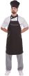 Gasztro szakács kötény, nyakba akasztós, Fehér, Fekete, Bordó és Zöld színben - munkakötény - Tartex munkaruházat